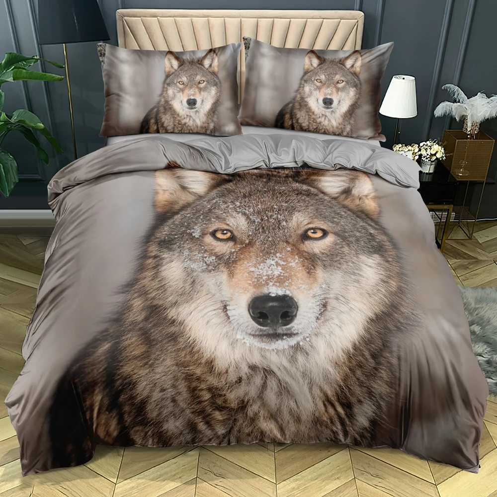 3D Custom-make Bedding sets Animals Comforter case Wolf Design King Twin Full size Home textile
3D Custom-make Bedding sets Animals Comforter case Wolf Design King Twin Full size Home textile