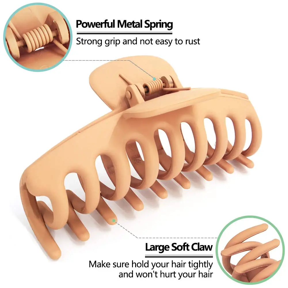 Big Hair Claw Clip 4 Inch Non-slip Big Hair Clip, Suitable For Thin And Thick Hair Of Men And Women Fashion Hair Styling
Big Hair Claw Clip 4 Inch Non-slip Big Hair Clip, Suitable For Thin And Thick Hair Of Men And Women Fashion Hair Styling