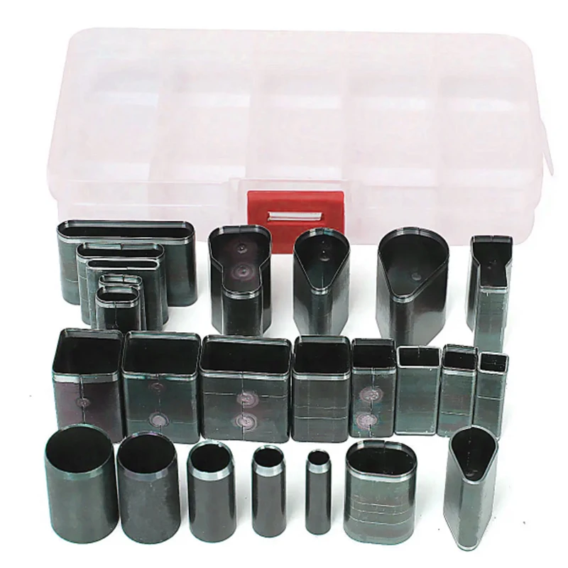 25Pcs Hole Space Cutter Punch Set Handmade DIY Leather Craft Embossing Punching Tool for Leather Belt Phone Holster
25Pcs Hole Space Cutter Punch Set Handmade DIY Leather Craft Embossing Punching Tool for Leather Belt Phone Holster
