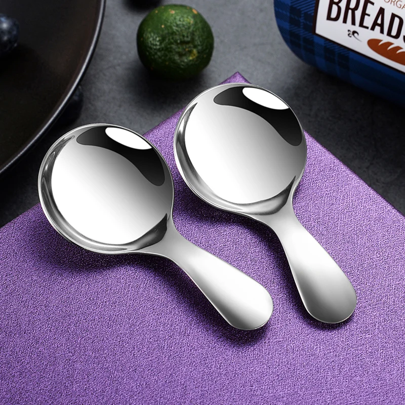 5Pcs Stainless Steel Spoons Cute Ice Cream Spoon Short Handle Salt Spice Condiment Spoon Metal Kitchen Spoon Coffee Tea Scoop
5Pcs Stainless Steel Spoons Cute Ice Cream Spoon Short Handle Salt Spice Condiment Spoon Metal Kitchen Spoon Coffee Tea Scoop
