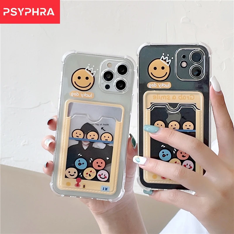 Cute Cartoon Funny Card Bag Transparent Phone Case For iPhone 11 12 Pro XS Max X XR 7 8 Plus Photo Frame Korea Soft Back Case
Cute Cartoon Funny Card Bag Transparent Phone Case For iPhone 11 12 Pro XS Max X XR 7 8 Plus Photo Frame Korea Soft Back Case