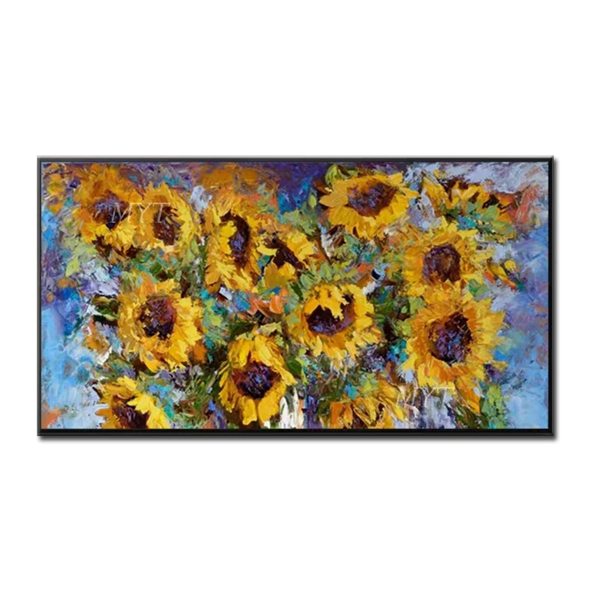 Sun Flower Handmade Knife Painting Modern Abstract Large Art Acrylic Handpainted Wall Artwork Oil Paintings On Canvas Home Decor
Sun Flower Handmade Knife Painting Modern Abstract Large Art Acrylic Handpainted Wall Artwork Oil Paintings On Canvas Home Decor