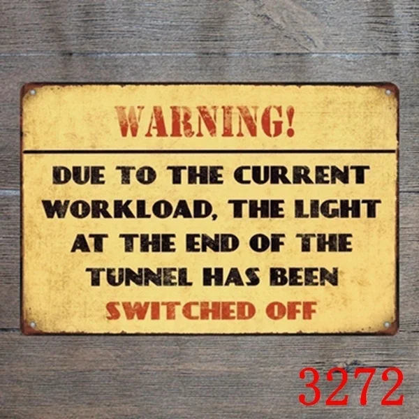warning sign switched off retro metal Tin Sign 20*30 cm sticker Decor Bar Pub Home Vintage Retro Poster comic sticker
warning sign switched off retro metal Tin Sign 20*30 cm sticker Decor Bar Pub Home Vintage Retro Poster comic sticker