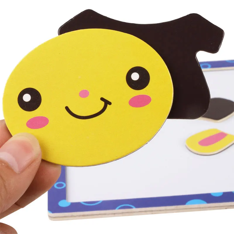 10pcs 3D Magnetic wooden Puzzle jigsaw puzzle for children early education wooden toy cartoon animals puzzles table kids games
10pcs 3D Magnetic wooden Puzzle jigsaw puzzle for children early education wooden toy cartoon animals puzzles table kids games