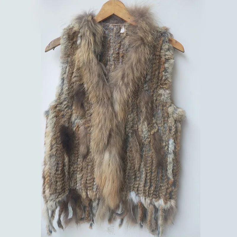 Stock Knitted Real Rabbit Fur Vest Women Fashion Real Fur Vests With Tassel For Ladies Sleeveless Autumn Fur Gilets Female
Stock Knitted Real Rabbit Fur Vest Women Fashion Real Fur Vests With Tassel For Ladies Sleeveless Autumn Fur Gilets Female