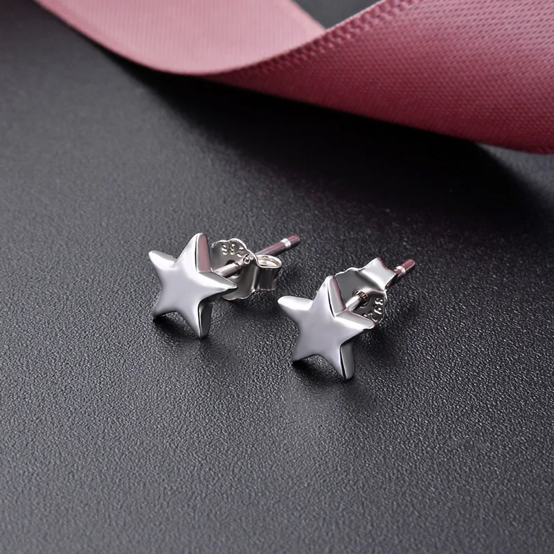 S925 Silver color Ladies Earrings Plain Silver color Star Earrings Women Fashion Trend Earrings Popular Accessories Party Gifts
S925 Silver color Ladies Earrings Plain Silver color Star Earrings Women Fashion Trend Earrings Popular Accessories Party Gifts