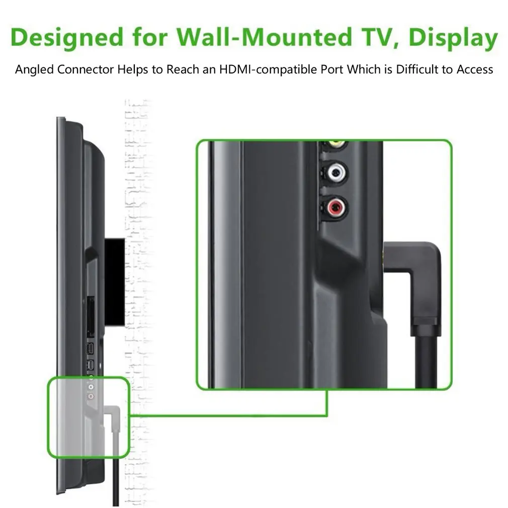 90 Degree Angle Male To HDMI-compatible-compatible Female Adapter Converter Extender Cable Converter For Tablet PC Camera
90 Degree Angle Male To HDMI-compatible-compatible Female Adapter Converter Extender Cable Converter For Tablet PC Camera