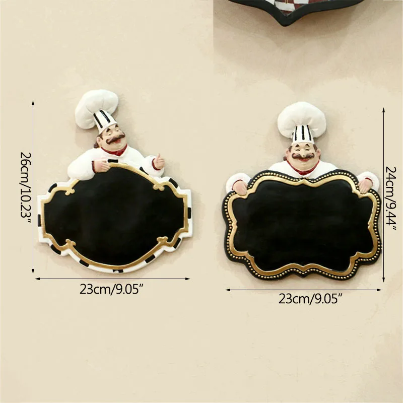 European Chef Hanging Message Board Wall Hanging Blackboard Cafe Restaurant Wall Decoration Home Decoration Accessories
European Chef Hanging Message Board Wall Hanging Blackboard Cafe Restaurant Wall Decoration Home Decoration Accessories