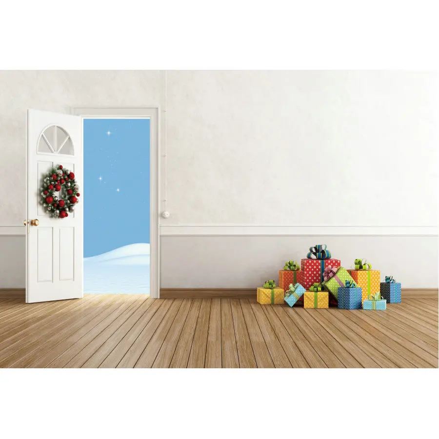 Christmas Backdrops Door Gift Box Colorful Background Newborns portrait Xmas Snowing Family Party Decoration Photo Booth Props
Christmas Backdrops Door Gift Box Colorful Background Newborns portrait Xmas Snowing Family Party Decoration Photo Booth Props