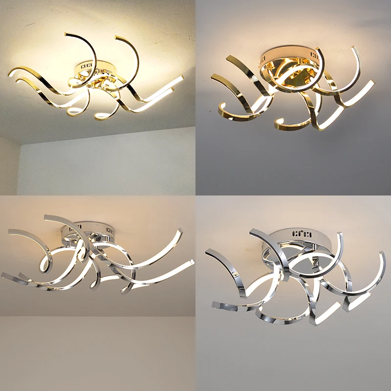 modern ceiling led ceiling light for living room bedroom Kitchen Aluminum lamp body Golden chrome plating Indoor lighting Fixtur
modern ceiling led ceiling light for living room bedroom Kitchen Aluminum lamp body Golden chrome plating Indoor lighting Fixtur
