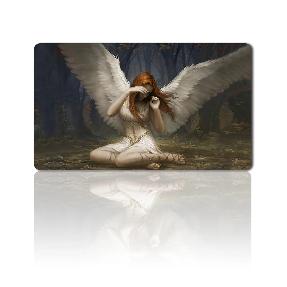Board Game TCG Playmat Table Mats Size 60X35cm Mousepad Compatible for CCG RPG MTG Playmat - Angel of Flight Alabaster
Board Game TCG Playmat Table Mats Size 60X35cm Mousepad Compatible for CCG RPG MTG Playmat - Angel of Flight Alabaster