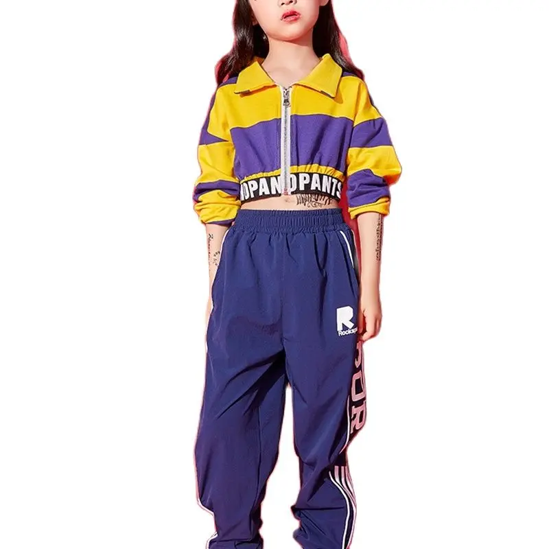 Children's JAZZ dance performance costumes girls' midriff-baring top children's JAZZ dance girls' hiphop suit fashion gift
Children's JAZZ dance performance costumes girls' midriff-baring top children's JAZZ dance girls' hiphop suit fashion gift
