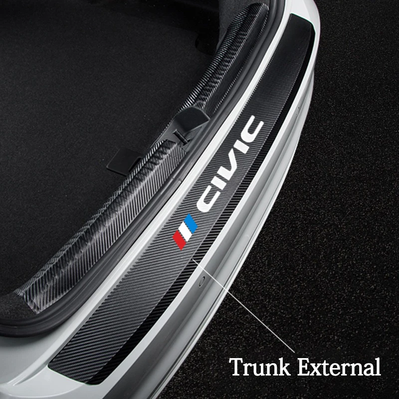 Carbon Fiber Car Rear Bumper Trunk Guard Protected Stickers Vinyl Decals For Honda Civic 8th 10th Type R 2006-2021 Accessories
Carbon Fiber Car Rear Bumper Trunk Guard Protected Stickers Vinyl Decals For Honda Civic 8th 10th Type R 2006-2021 Accessories