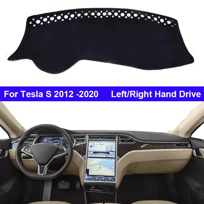 1 шт. коврик для приборной панели Tesla S 2012 2020|Лепнина интерьера| |