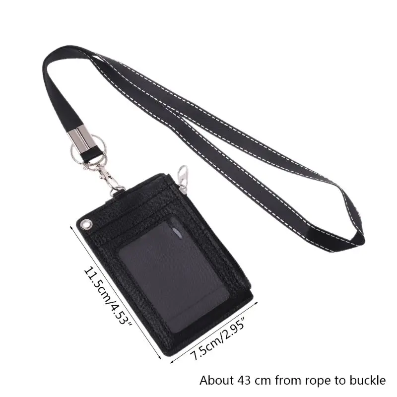 Fashion Business Credit Card ID Badge Coin Purse Holder Neck Strap Lanyard Keychain
Fashion Business Credit Card ID Badge Coin Purse Holder Neck Strap Lanyard Keychain