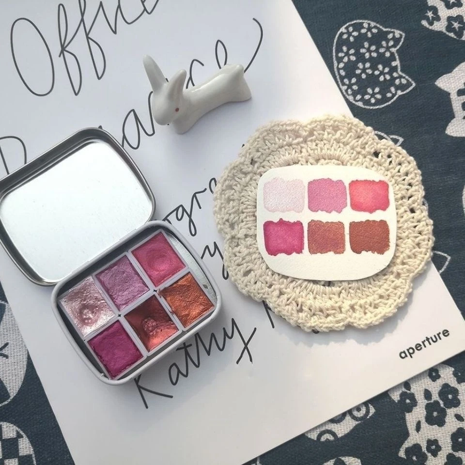 Handmade Solid Pearlescent Watercolor Pigment Sub-Packed Macaron Color Professional Art Paint Artistic Nail
Handmade Solid Pearlescent Watercolor Pigment Sub-Packed Macaron Color Professional Art Paint Artistic Nail