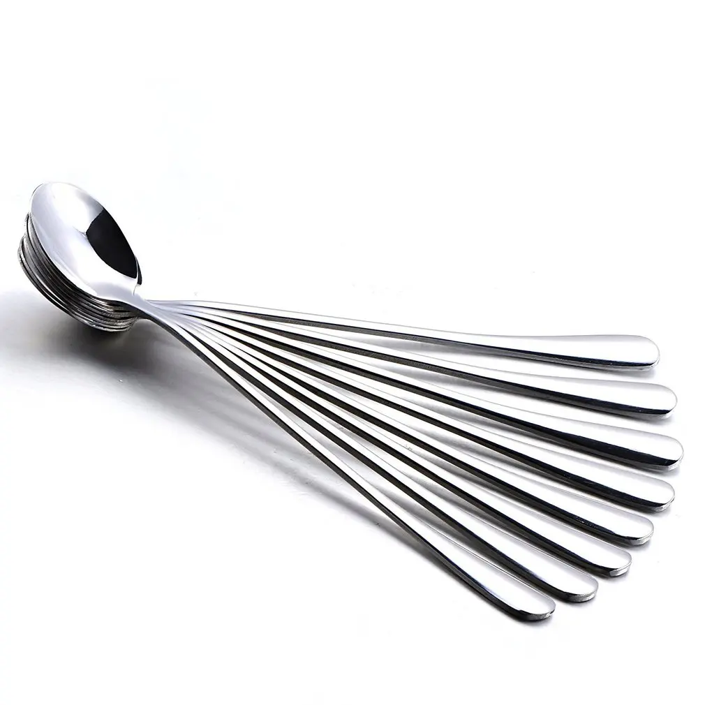 Stainless Steel Tableware Spoon Ice Spoon Home Hotel Long Handle Drink Bar Spoon Dessert Coffee Honey Stirring Spoon
Stainless Steel Tableware Spoon Ice Spoon Home Hotel Long Handle Drink Bar Spoon Dessert Coffee Honey Stirring Spoon