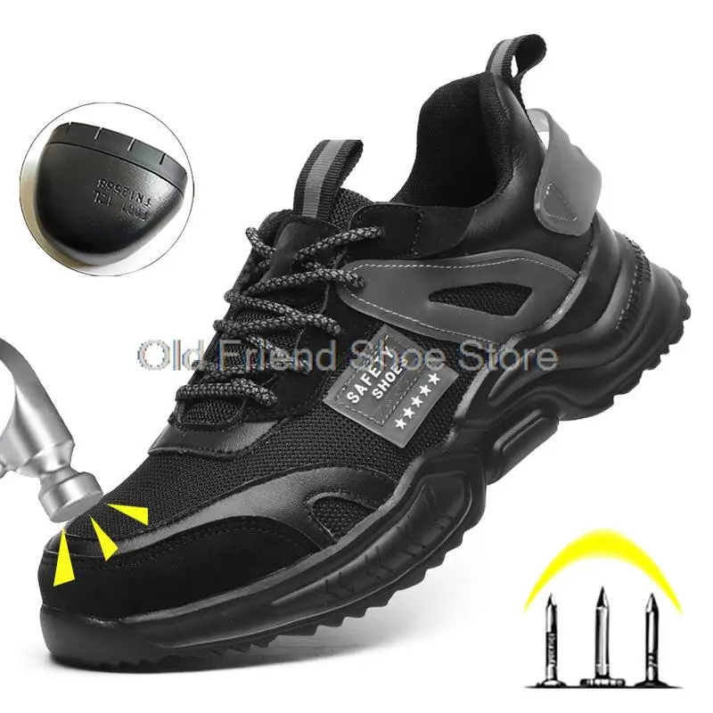 2021 new safety shoes for men steel toe anti-smash anti-pierce construction work safety boots male comfort security boots safeti
2021 new safety shoes for men steel toe anti-smash anti-pierce construction work safety boots male comfort security boots safeti