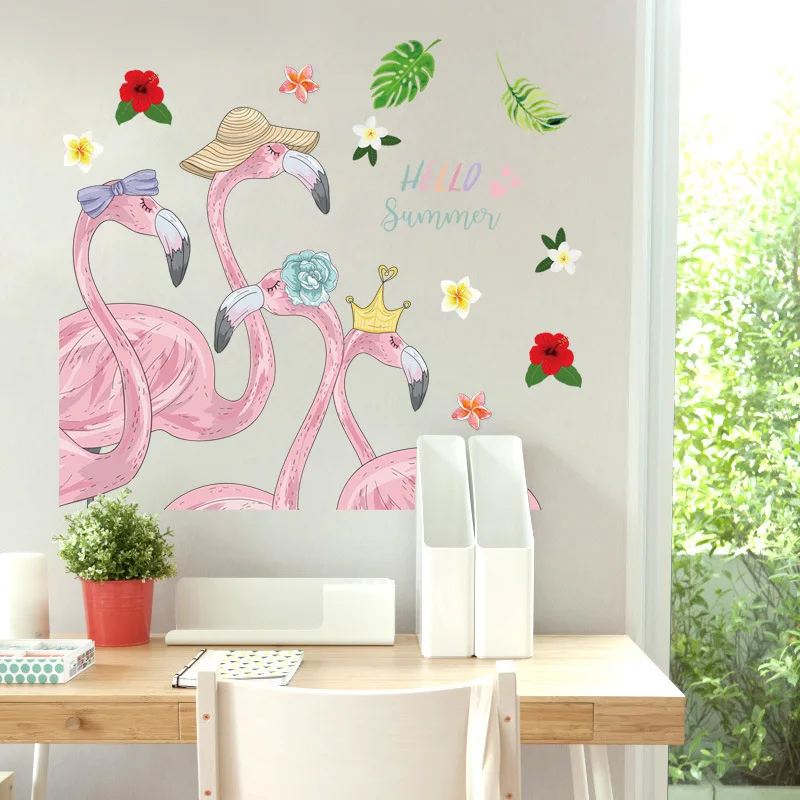 Flamingo Girl Room Bedroom Living Room TV Sofa Background Decorative Waterproof Removable Wall Sticker
Flamingo Girl Room Bedroom Living Room TV Sofa Background Decorative Waterproof Removable Wall Sticker
