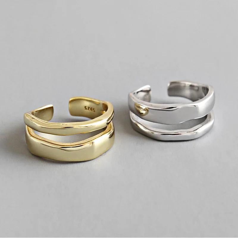 Vintage Silver Color Plated Wide Geometry Open Finger Rings For Women Men Adjustable Modern Wedding Jewelry 2021 New Gifts
Vintage Silver Color Plated Wide Geometry Open Finger Rings For Women Men Adjustable Modern Wedding Jewelry 2021 New Gifts