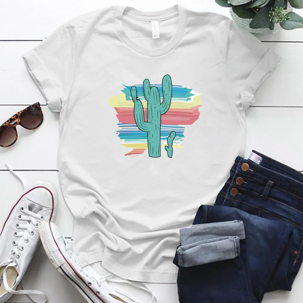 Vintage Cartoon Cactus Printing Graphic T Shirts Short Sleeve Oversized T Shirt for Women Casual Street Style Mujer Camisetas
Vintage Cartoon Cactus Printing Graphic T Shirts Short Sleeve Oversized T Shirt for Women Casual Street Style Mujer Camisetas