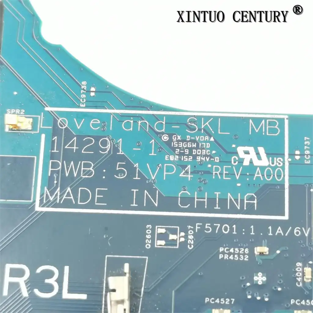 CN-0P5M6K 0P5M6K P5M6K 14291-1 Free shipping For 3470 3570 Laptop motherboard With SR2EU I3-6100U CPU working well
CN-0P5M6K 0P5M6K P5M6K 14291-1 Free shipping For 3470 3570 Laptop motherboard With SR2EU I3-6100U CPU working well