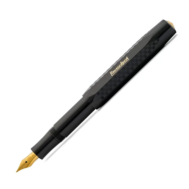 Ручка перьевая KAWECO CLASSIC Sport Chess B 1.1мм черный корпус с шахматным узором | Канцтовары