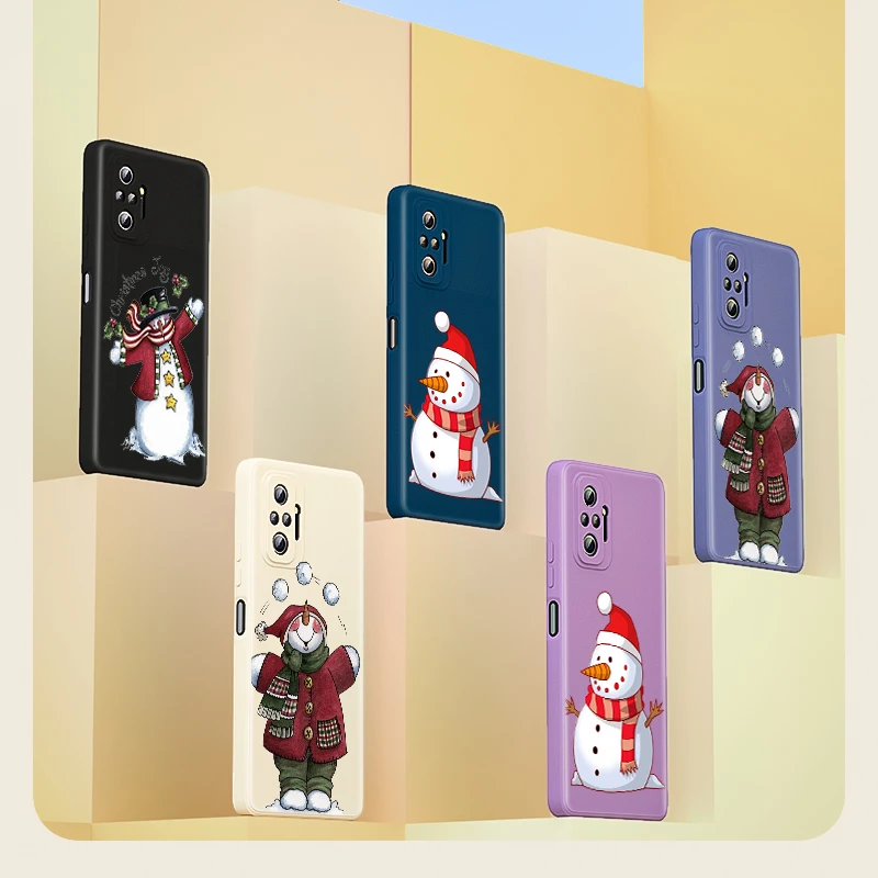 Christmas Snowman For Xiaomi Redmi Note 10 9 Pro Max 5G 10T 10S 9T 9S 8 7 Liquid Silicone Soft Cover Phone Case
Christmas Snowman For Xiaomi Redmi Note 10 9 Pro Max 5G 10T 10S 9T 9S 8 7 Liquid Silicone Soft Cover Phone Case