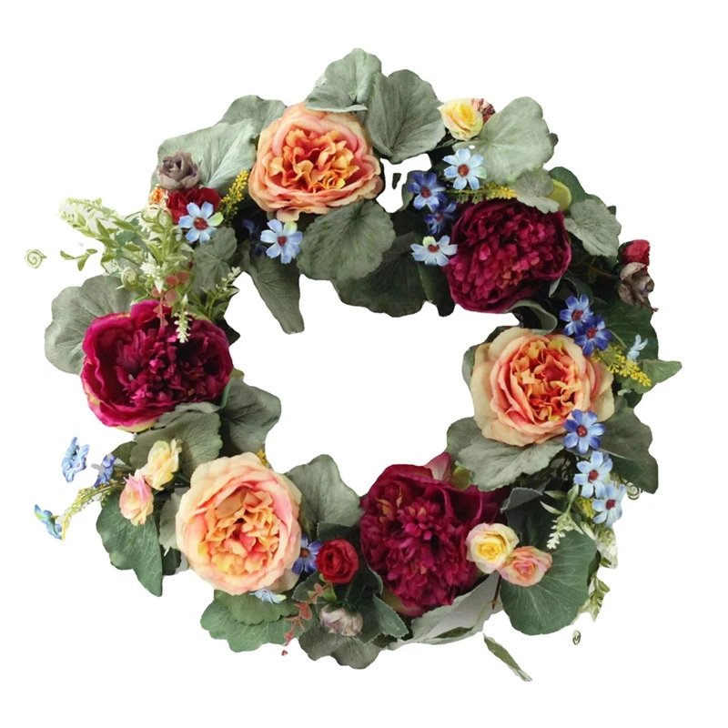 Artificial Peony Flower Wreath for Front Door Wall Window Wedding Party Farmhouse Home Christmas Thanksgiving Decoration
Artificial Peony Flower Wreath for Front Door Wall Window Wedding Party Farmhouse Home Christmas Thanksgiving Decoration