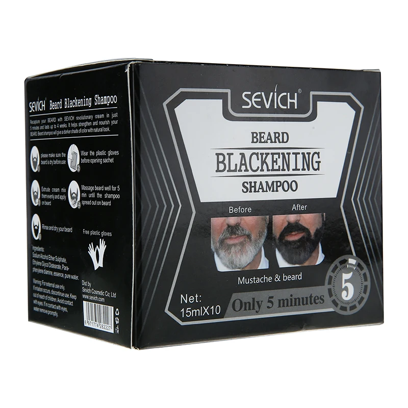 15ml Fast Black Beard Dyeing Moustache Blackening Shampoo Beard Colouring Dye Tint Cream Natuurlijke Zwarte Color Cream
15ml Fast Black Beard Dyeing Moustache Blackening Shampoo Beard Colouring Dye Tint Cream Natuurlijke Zwarte Color Cream