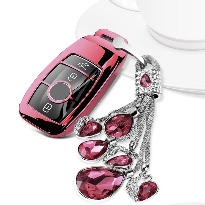 High-end TPU car key housing shell soft protective bag for Mercedes Benz 2017 E class W213 2018 S class accessories Car styling 
High-end TPU car key housing shell soft protective bag for Mercedes Benz 2017 E class W213 2018 S class accessories Car styling