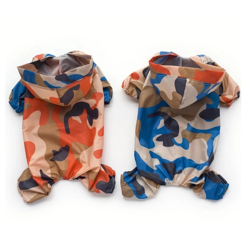Camouflage Dog Raincoat Jumpsuit Waterproof Clothing Small Dog Rain Jacket Outfit Garment Pomeranian Poodle Yorkie Dog Costumes
Camouflage Dog Raincoat Jumpsuit Waterproof Clothing Small Dog Rain Jacket Outfit Garment Pomeranian Poodle Yorkie Dog Costumes