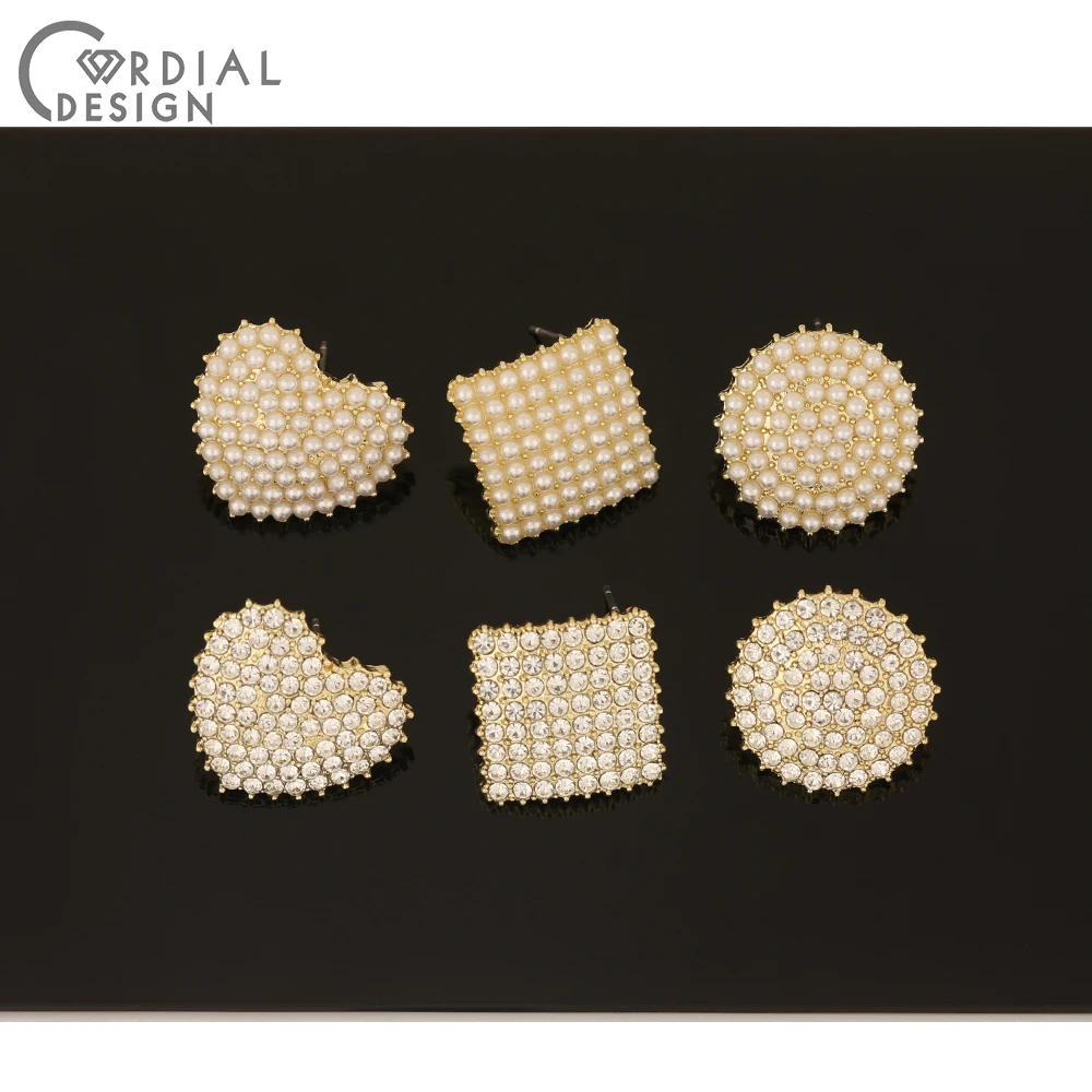 Cordial Design 50Pcs Jewelry Accessories/Choose/Rhinestone Earrings Stud/Multi Shape/Imitation Pearl/Jewelry Findings Components
Cordial Design 50Pcs Jewelry Accessories/Choose/Rhinestone Earrings Stud/Multi Shape/Imitation Pearl/Jewelry Findings Components