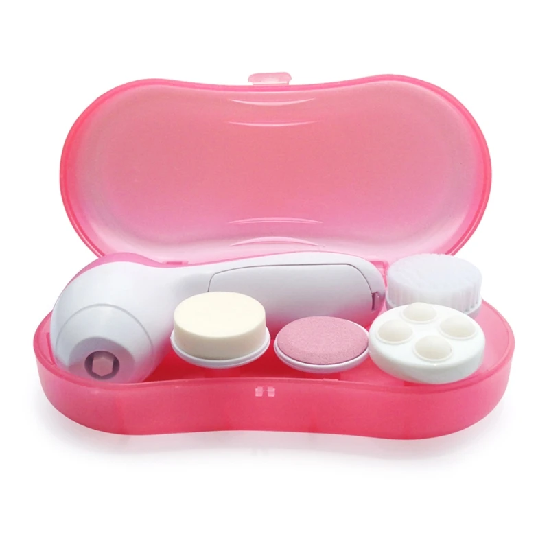 4 in 1 Face Massager Rotating Brush Electric Wash Machine Facial Pore Cleaner
4 in 1 Face Massager Rotating Brush Electric Wash Machine Facial Pore Cleaner