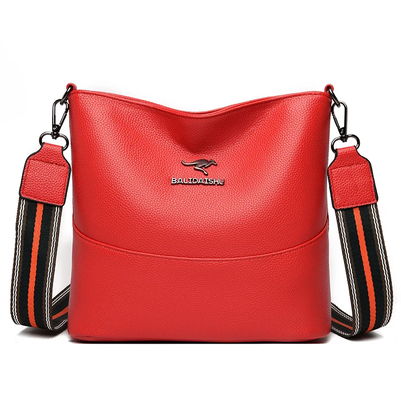 Women Leather Shoulder Bag Brand Designer Luxury PU Leather Bucket Tote Shopper Travel Crossbody Bag Handbag
Women Leather Shoulder Bag Brand Designer Luxury PU Leather Bucket Tote Shopper Travel Crossbody Bag Handbag