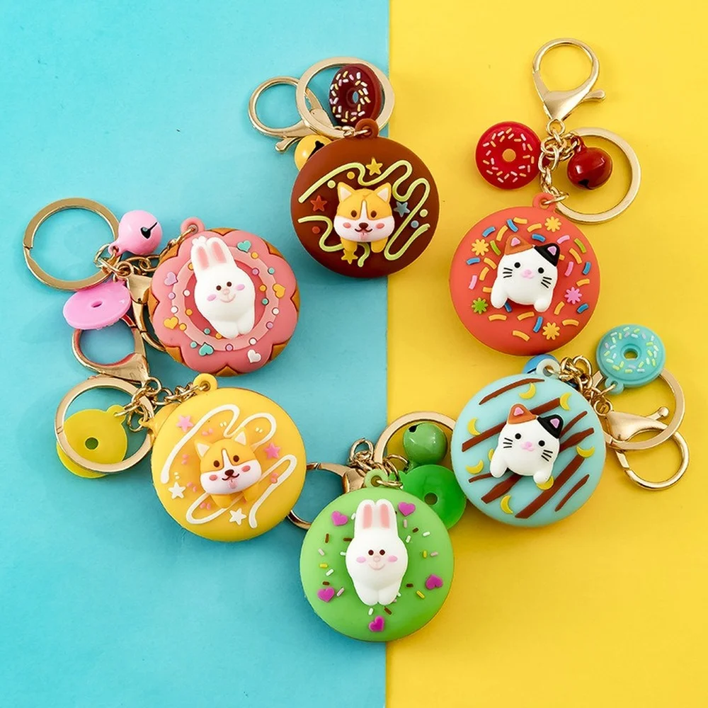 Sweet Donut Keychain Theme Party Favors Pendant for Kid Toy Ornament Souvenirs Gift key ring key chain accessories cute purses
Sweet Donut Keychain Theme Party Favors Pendant for Kid Toy Ornament Souvenirs Gift key ring key chain accessories cute purses