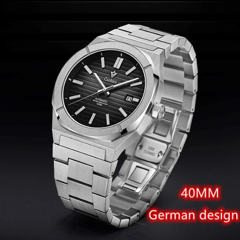 CADISEN Watch for Men Luxury Automatic Men MIYOTA-8215 Movement Sapphire Crystal 42mm Dial 100m Waterproof Wristwatches C8200
CADISEN Watch for Men Luxury Automatic Men MIYOTA-8215 Movement Sapphire Crystal 42mm Dial 100m Waterproof Wristwatches C8200