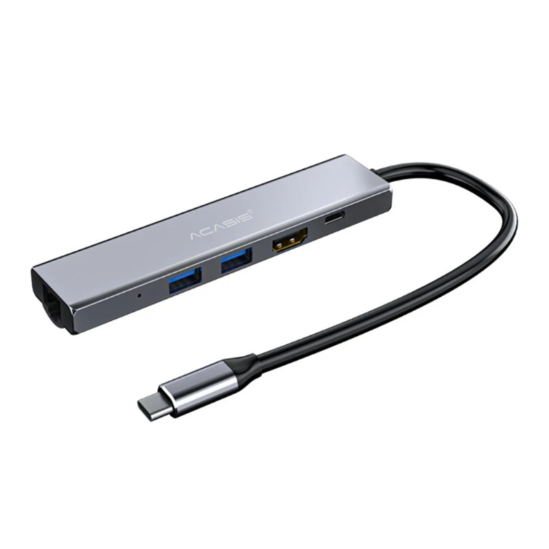 USB-концентратор 63HD 5 в 1 Алюминиевый адаптер USB C HDMI/USB/PD цифровой кардридер разделитель
USB-концентратор 63HD 5 в 1 Алюминиевый адаптер USB C HDMI/USB/PD цифровой кардридер разделитель