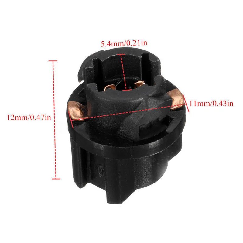 New 10Pcs T5 LED Twist Socket PC74 Instrument Panel Cluster Super Bright Low Consumption Replacement Socket Lamp Holder#294310
New 10Pcs T5 LED Twist Socket PC74 Instrument Panel Cluster Super Bright Low Consumption Replacement Socket Lamp Holder#294310
