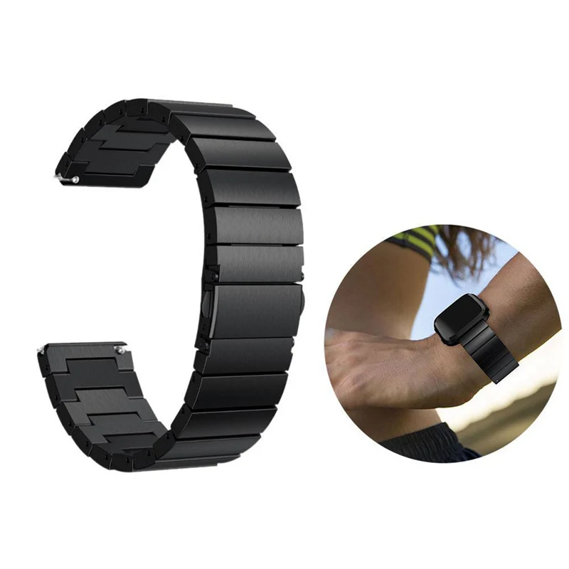 For Fitbit Versa Bracelet Wrist Band Smart Accessories Stainless Steel Replacement watch band
For Fitbit Versa Bracelet Wrist Band Smart Accessories Stainless Steel Replacement watch band