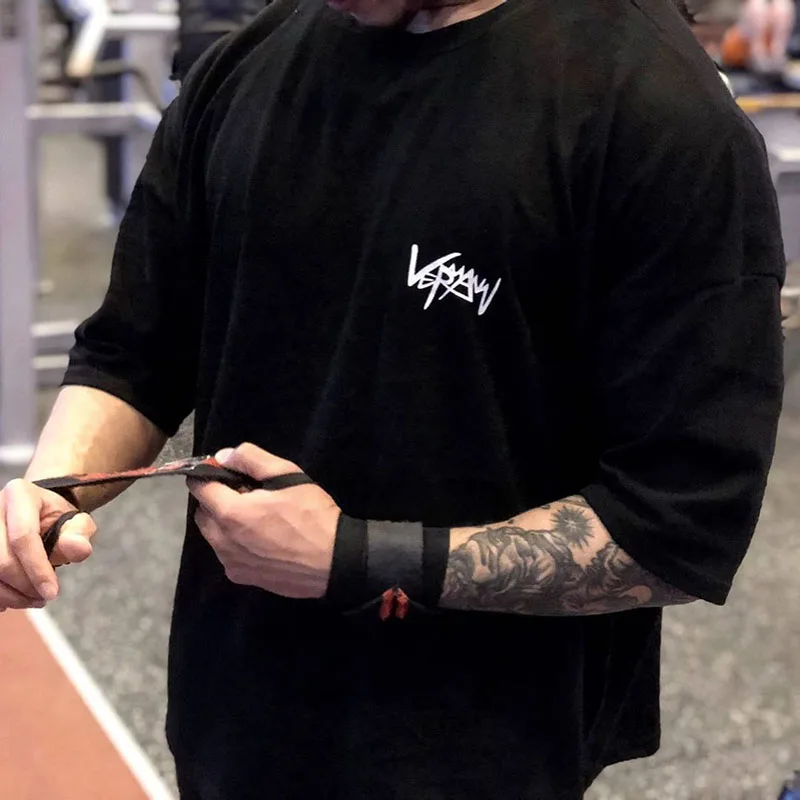 2021 New Summer Sports Short-Sleeved Men's Cotton Half-Sleeved Fitness T-Shirt Loose Breathable Training Casual Jogging Clothes
2021 New Summer Sports Short-Sleeved Men's Cotton Half-Sleeved Fitness T-Shirt Loose Breathable Training Casual Jogging Clothes