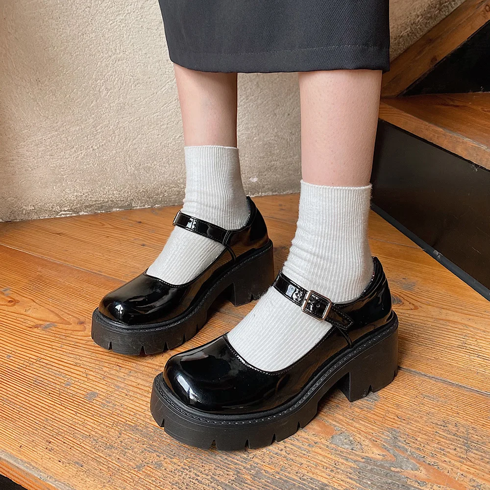 Japanese Style Vintage Soft Sister Girls 5cm High Heels Lolita Shoes Women PU Platform College Student Cosplay Costume Shoes
Japanese Style Vintage Soft Sister Girls 5cm High Heels Lolita Shoes Women PU Platform College Student Cosplay Costume Shoes