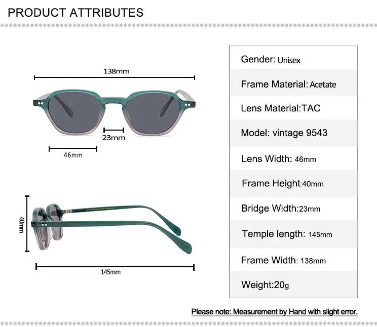 Retro Acetate Sunglasses Women Full Rim Driving Fishing Frame Brand Designer Goggle UV400 Outdoor Polarized Sun Glasses Gafas
Retro Acetate Sunglasses Women Full Rim Driving Fishing Frame Brand Designer Goggle UV400 Outdoor Polarized Sun Glasses Gafas