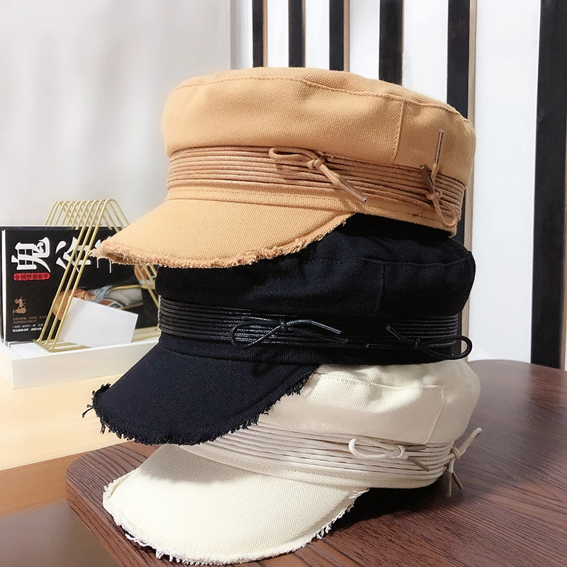 Octagonal hat female spring summer Korean Print Artist hat net red beret Japanese retro casual versatile rope army hat
Octagonal hat female spring summer Korean Print Artist hat net red beret Japanese retro casual versatile rope army hat