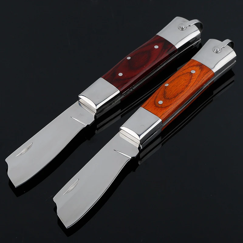 Брендовый карманный складной нож 440C Лезвие с деревянной ручкой тактические ножи