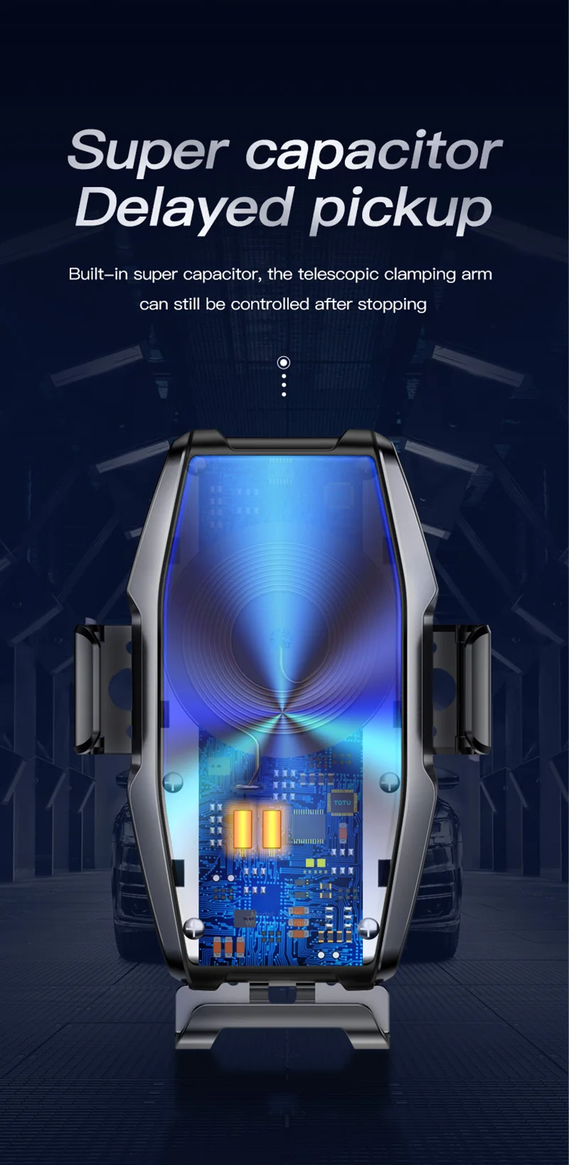 15W Fast Car Charger, Automatic Induction, Wireless Fast charging, 3D Glass Panel, Infrared Sensor, Suitable For All Smartphones
15W Fast Car Charger, Automatic Induction, Wireless Fast charging, 3D Glass Panel, Infrared Sensor, Suitable For All Smartphones