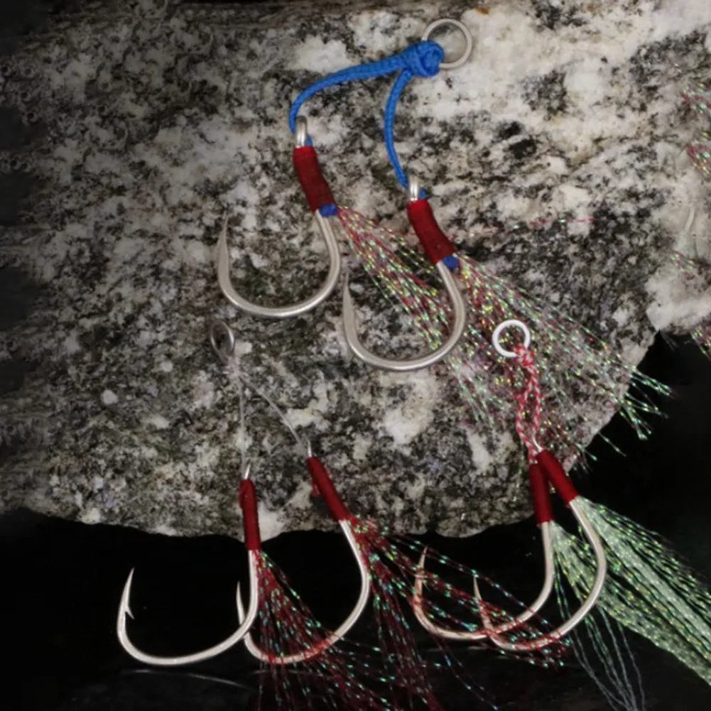 1/3 Pair Fishing Hook Assist Hooks Jig Lure Hook Slow Fast Jigging Fishjig Double Pair Barbed Assist Hooks Pesca Fishing Tackle
1/3 Pair Fishing Hook Assist Hooks Jig Lure Hook Slow Fast Jigging Fishjig Double Pair Barbed Assist Hooks Pesca Fishing Tackle