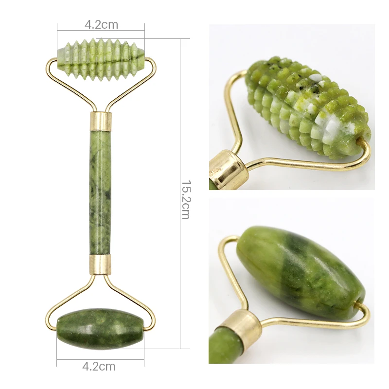 Facial Massage Roller Guasha Board Double/Single Heads Jade Stone Face Lift Body Skin Relaxation Slimming Beauty Neck Thin Lift 
Facial Massage Roller Guasha Board Double/Single Heads Jade Stone Face Lift Body Skin Relaxation Slimming Beauty Neck Thin Lift