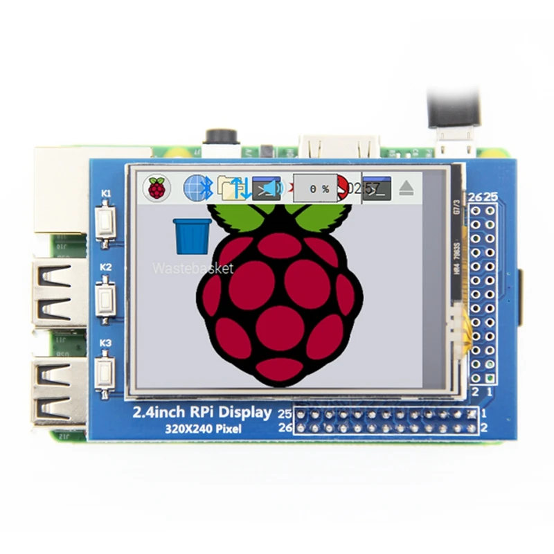 2.4 Inch LCD Press Sn 320x240 TFT Display Sn for Raspberry Pi 4B Raspberry Pi 3 Model B / B+
2.4 Inch LCD Press Sn 320x240 TFT Display Sn for Raspberry Pi 4B Raspberry Pi 3 Model B / B+