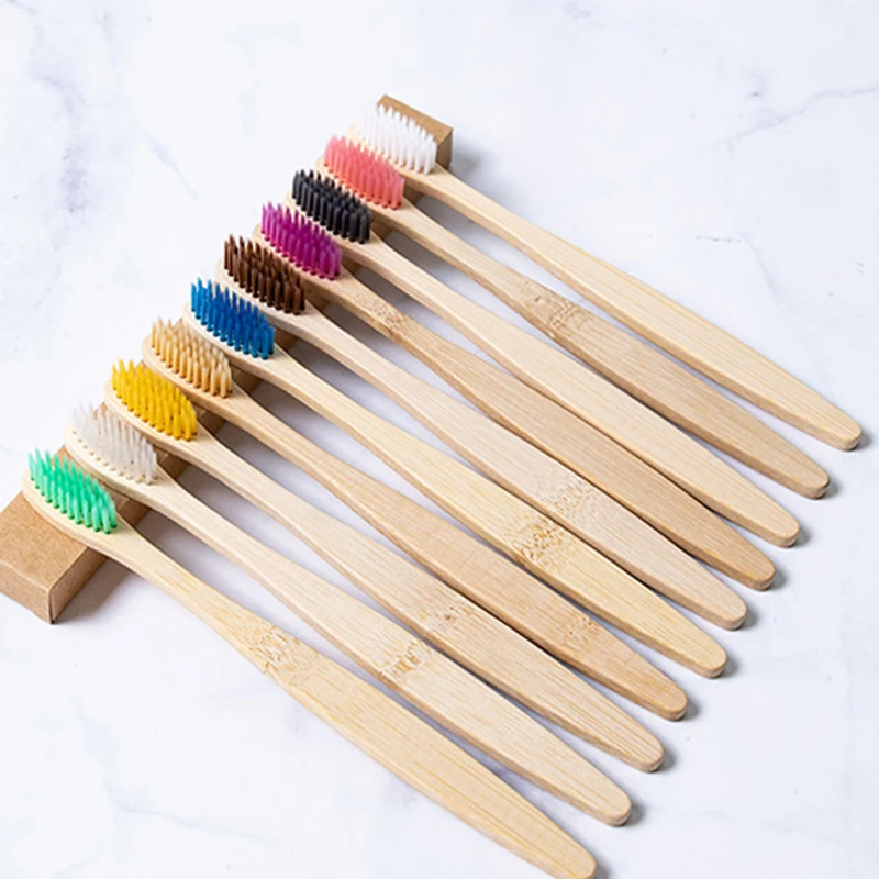 10 Pcs Soft Wooden Bamboo Toothbrush Eco-Friendly Rainbow Fibre Environmentally Tooth Brush Teeth Clean Whitening Oral Care Tool
10 Pcs Soft Wooden Bamboo Toothbrush Eco-Friendly Rainbow Fibre Environmentally Tooth Brush Teeth Clean Whitening Oral Care Tool